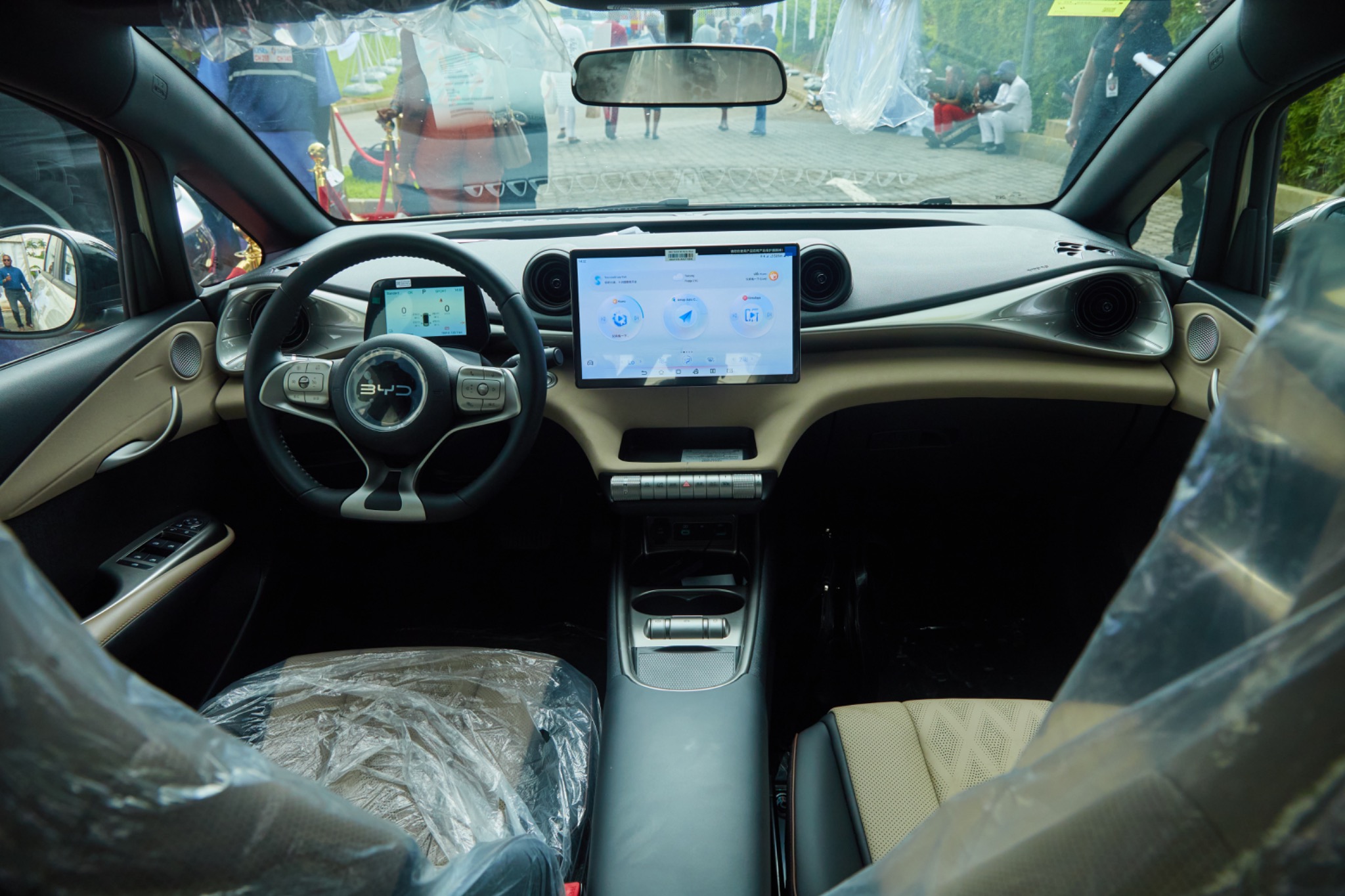 BYD event interior